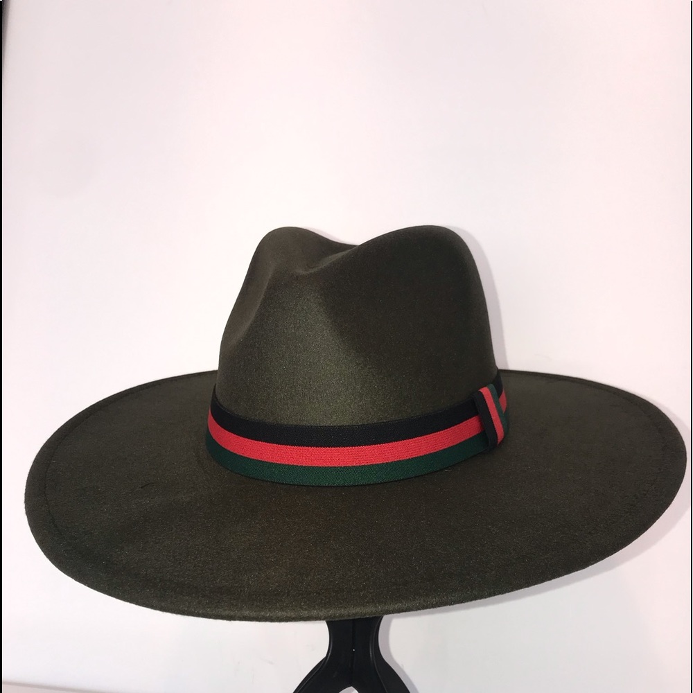 Olive Green Panama hat